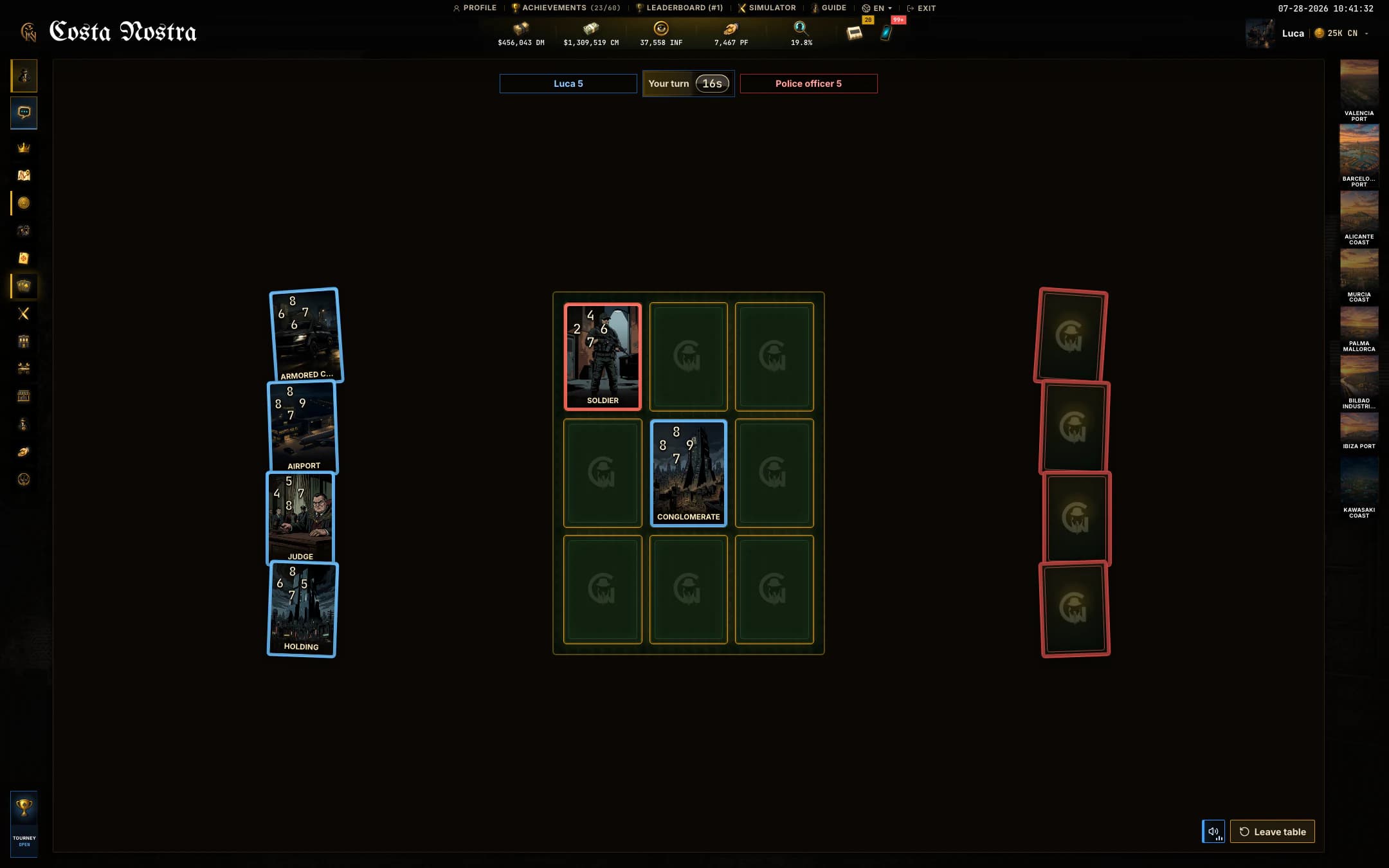 La Triada: cards, PvE rivals and PvP challenges with a Clean Money wager.